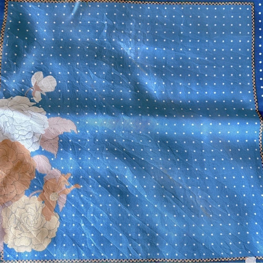 Christian Dior Silk Floral Scarf - Picture 4 of 8